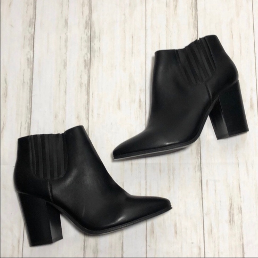 Black ankle boots